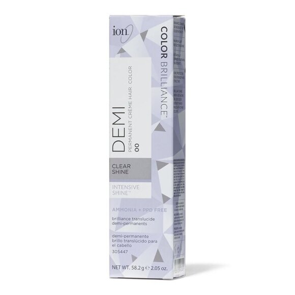 ion Intensive Shine 00 Clear Demi Permanent Creme Hair Color - Picture 1 of 1